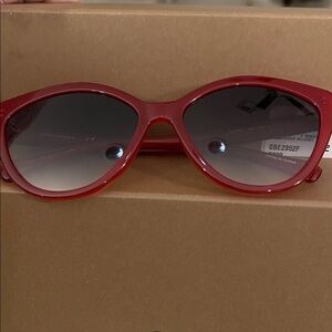 LONGCHAMP Bold Red Cat-Eye Sunglasses